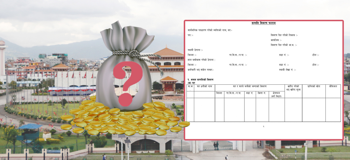 सांसदको सम्पत्ति विवरण किन सार्वजनिक नगर्ने ?