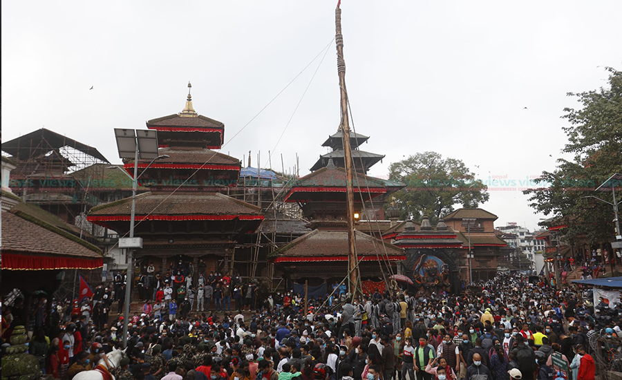 इन्द्रजात्रा आजदेखि विधिवत् रुपमा सुरु