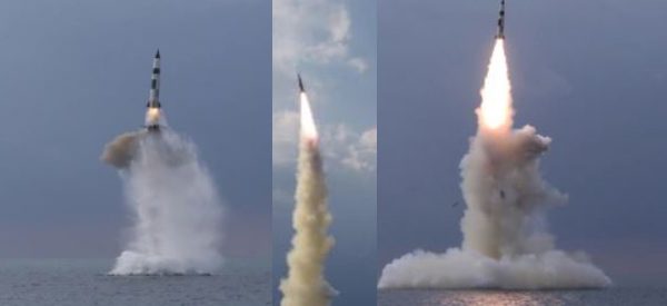 उत्तर कोरियाद्वारा तीन ब्यालेस्टिक मिसाइल प्रहार