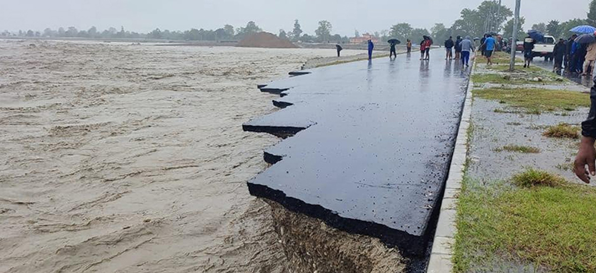 बाढी पहिरोमा ११७ को मृत्यु, सडक पूर्वाधारमा एक अर्ब बढीको क्षति