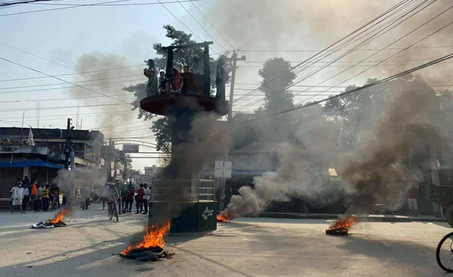 हिरासतमा मृत्यु, प्रहरीले नै हत्या गरेको भन्दै स्थानीयको प्रदर्शन