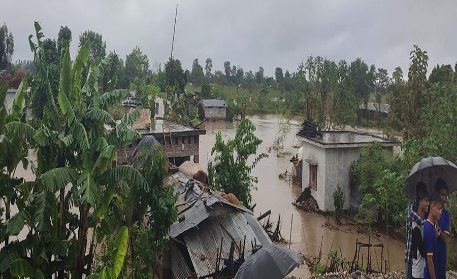 बुधबारसम्म बाढीको जोखिम, डडेलधुरामा ३६१ मिलिमिटर वर्षा