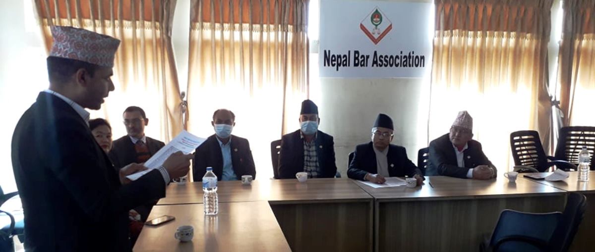 नेपाल बारलाई स्वतन्त्र कानून व्यवसायीको ज्ञापनपत्र, आन्दोलन नरोके तालाबन्दी गर्ने चेतावनी