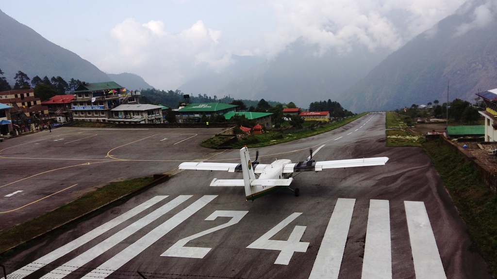 लुक्ला विमानस्थलनजिकको वनमा भीषण आगलागी