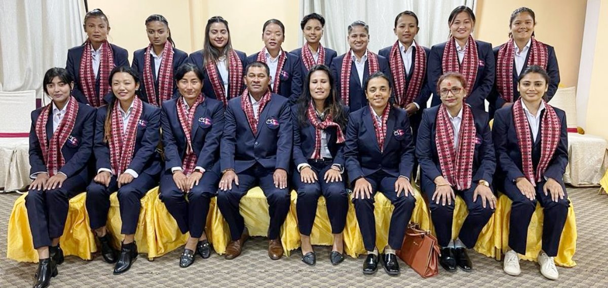 पहिलोपटक टी-ट्वान्टी अन्तर्राष्ट्रिय सिरिज खेल्दै नेपाली महिला टिम
