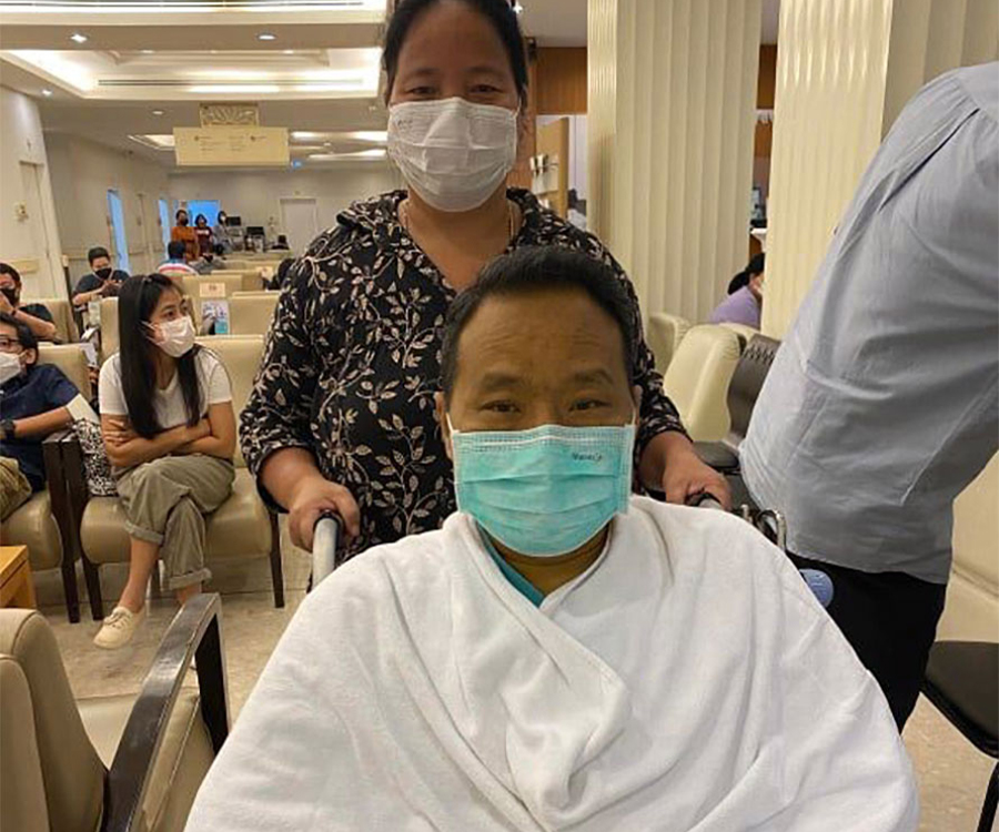 थप उपचारका लागि पुनलाई थाइल्याण्डबाट चीन लगियो
