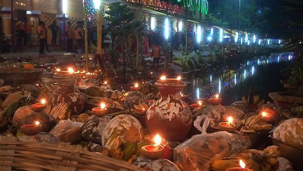 छठ पूजाको दीपले पोलेर एक वृद्धा गम्भीर घाइते