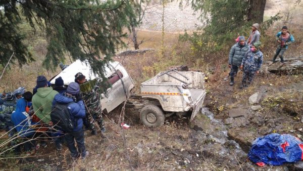 बोलेरो दुर्घटनामा १ को मृत्यु, ५ घाइते