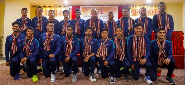 एसिया कप खेल्ने नेपाली यु–१९ राष्ट्रिय क्रिकेट टिमको बिदाई