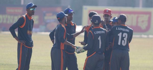 यु–१९ राष्ट्रिय क्रिकेट : प्रदेश–२ लाई हराउँदै लुम्बिनी फाइनलमा