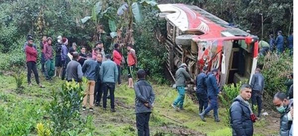 पाल्पामा मलामी चढेको बस दुर्घटना, सात जनाको मृत्यु