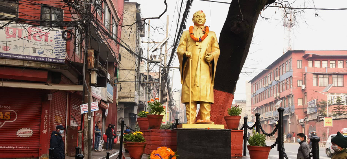शुक्रराजको सालिकमा पुष्पगुच्छा अर्पण गर्दै शहीद सप्ताह शुरु