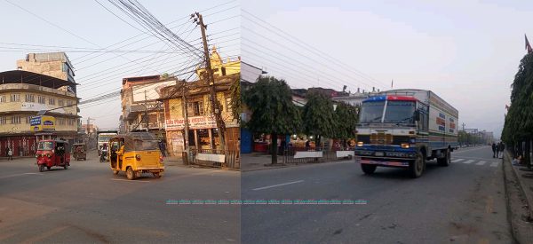 हेटौंडामा बन्दको प्रभाव सामान्य, सुरक्षाकर्मीको बाक्लो उपस्थिति (फोटोफिचर)