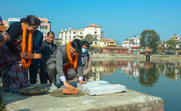 कमलपोखरीमा ९ ओटा चैत्य राखियो