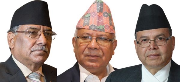 संसद् बैठकअघि प्रचण्ड, नेपाल र खनालको छलफल