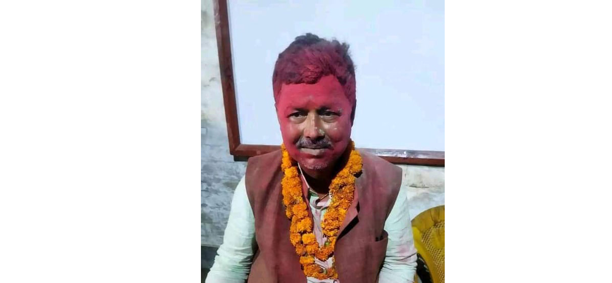 कांग्रेसको बारा जिल्ला सभापति राजेश राय यादव विजयी