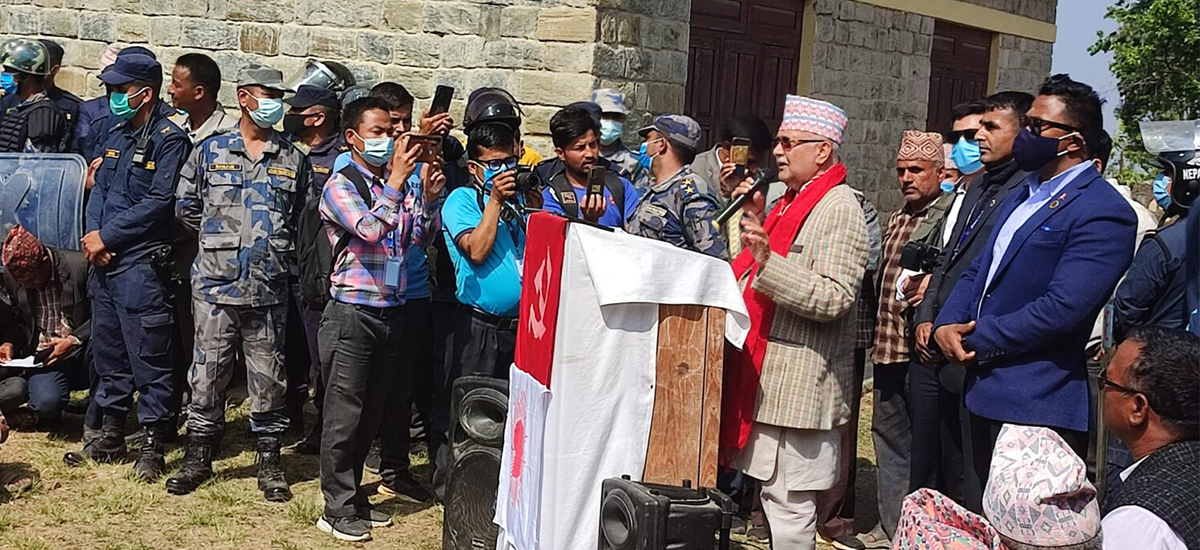 एमालेबाहेक अरूले विकास गर्न सक्दैनन्, अब पहिलो शक्ति हुन्छौंः केपी ओली