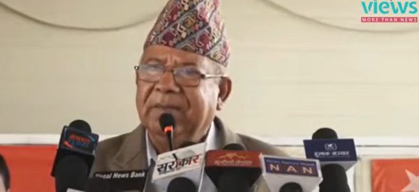 केपी ओलीको पार्टीलाई हामीले पछाडि धकेलिसकेका छौँ : माधव नेपाल