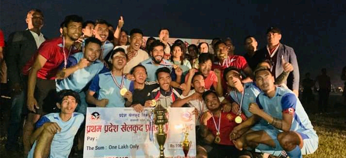बागमती खेलकुद प्रतियोगिताः पुरुष फुटबल उपाधि मकवानपुरलाई