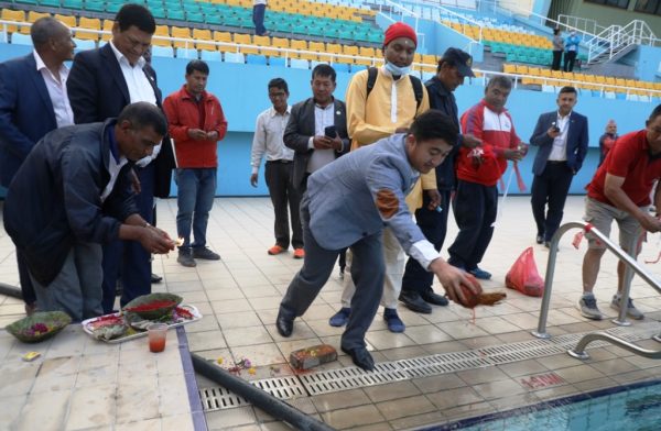 चार वर्षपछि सर्वसाधारणको लागि खुल्यो सातदोबाटो पौडी पोखरी