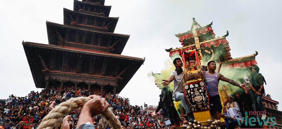 बिस्काः जात्रामा भैरवनाथको रथले किचेर वृद्धको मृत्यु