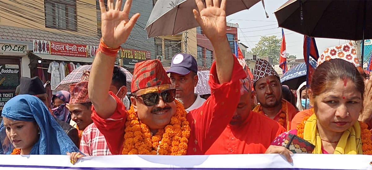 धनगढीमा लगातार मतान्तर बढाउँदै हमाल, गठबन्धनभन्दा दोब्बर मतले अगाडि