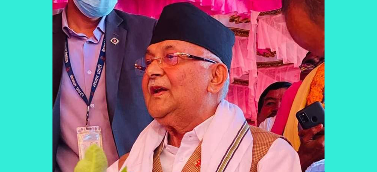 सर्लाहीबाट ओलीले भने, ‘मधेशवादी दलले जनतालाई भ्रममा पारे’