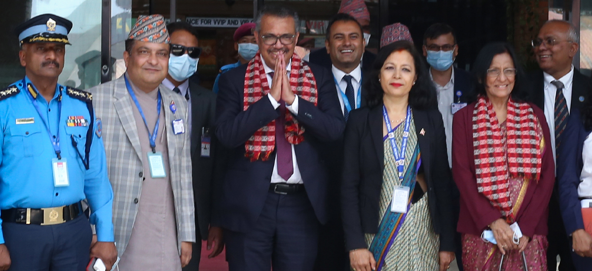 काठमाडौं आइपुगे विश्व स्वास्थ्य संगठनका महानिर्देशक