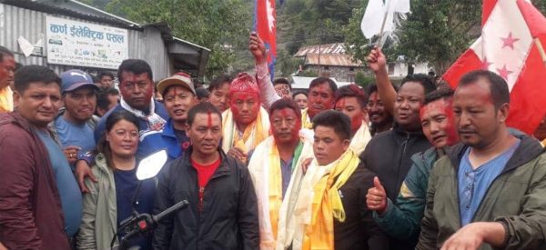इन्द्रसरोवर वडा नम्बर १ मा कांग्रेसका सुवास थापामगर विजयी