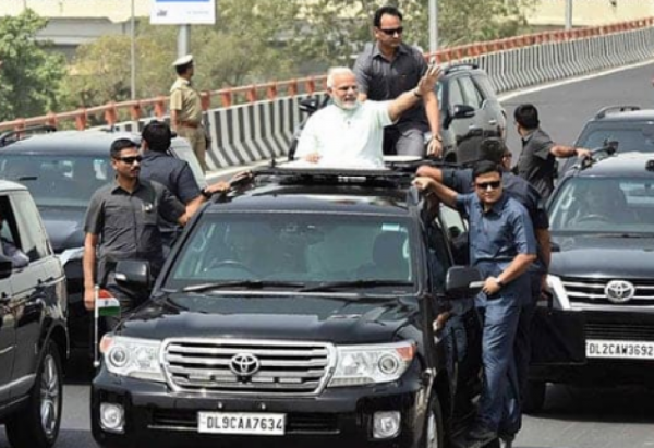 मोदीले प्रयोग गर्ने गाडी भारतीय वायुसेनाको विमानबाट लुम्बिनी ल्याइयो