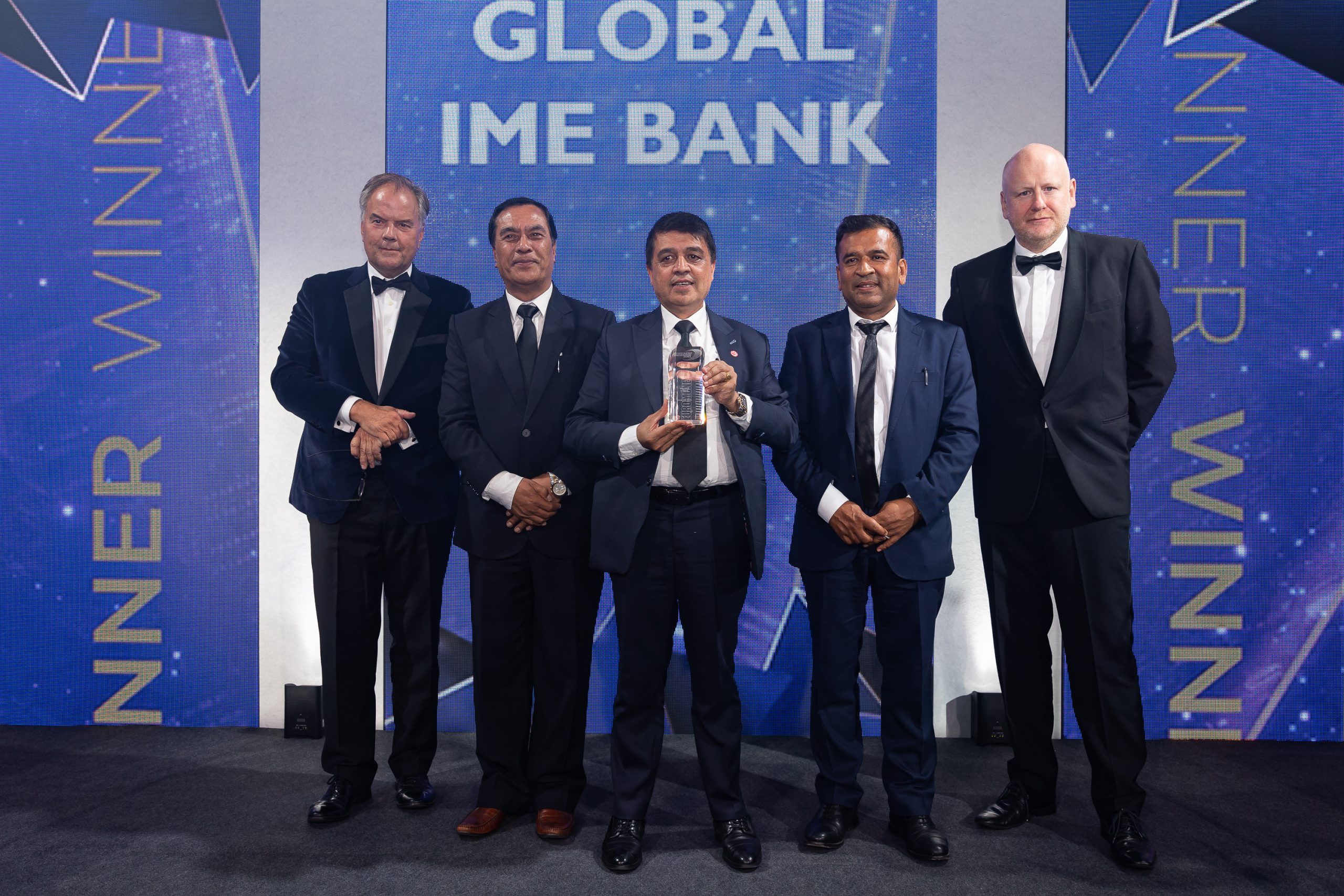 ग्लोबल आईएमई बैंकलाई युरोमनी अवार्ड फर एक्सलेन्स सम्मान