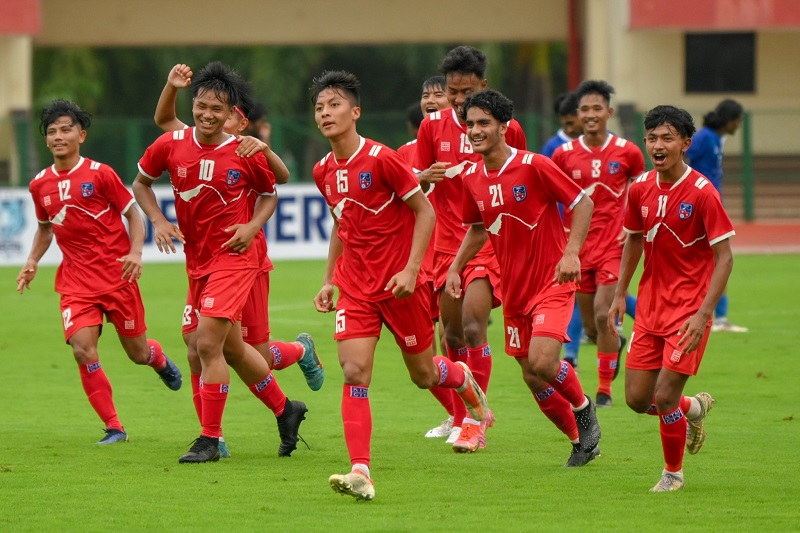 साफ यू-२० च्याम्पियनसिप : भारतलाई हराएर फाइनल पुग्ने दाउमा नेपाल