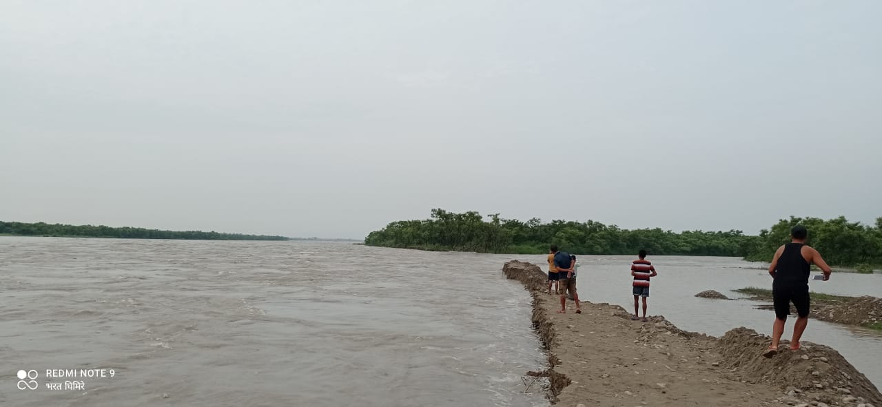 सप्तकोसी नदीको बाँध फुट्दा पाँच सय परिवार श्रीलङ्का टापुमा फसे