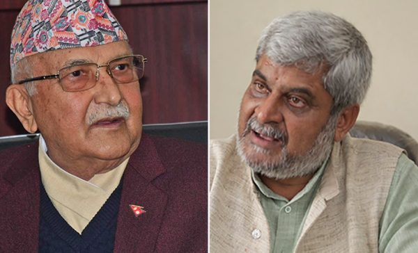 चुनावमा मिलेर जान त्रिपाठीलाई एमाले अध्यक्ष ओलीको आग्रह