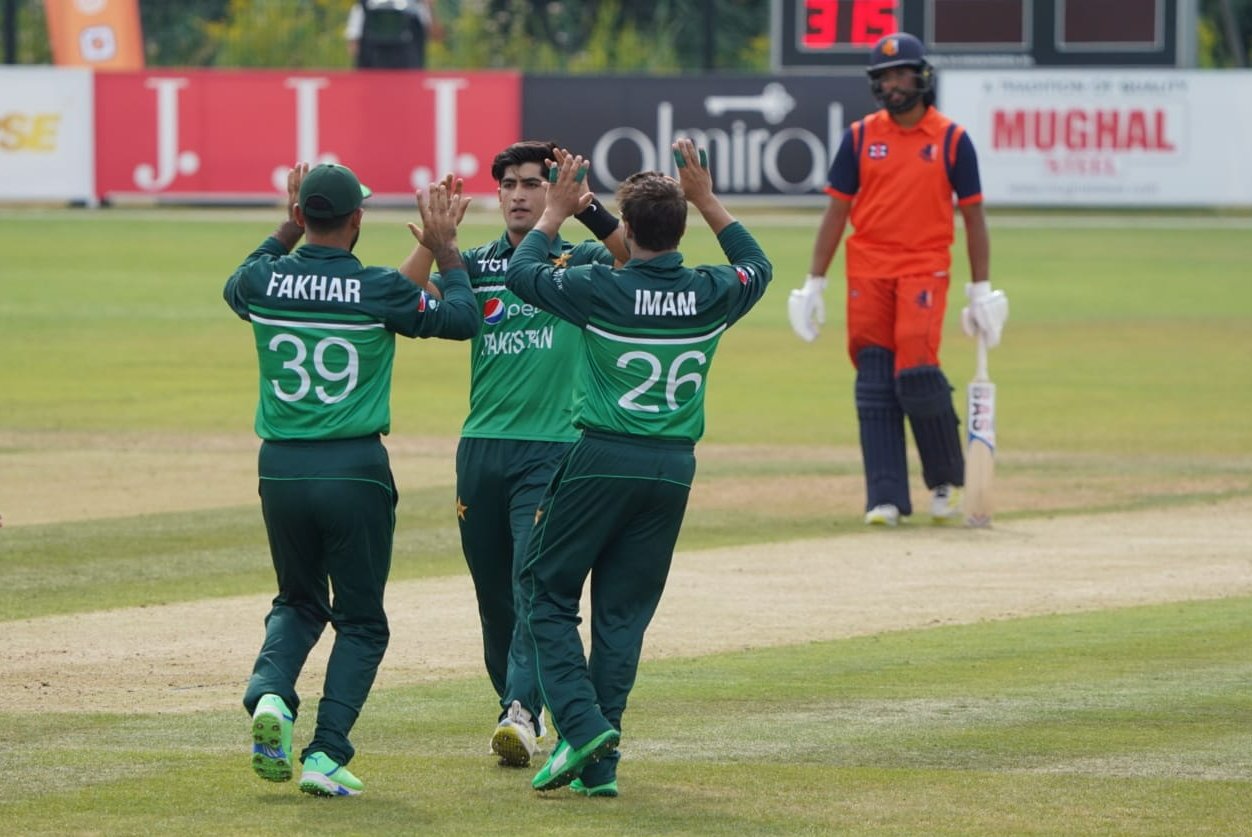 नेदरल्याण्ड्ससँगको पहिलो एकदिवसीय क्रिकेट पाकिस्तानले जित्यो