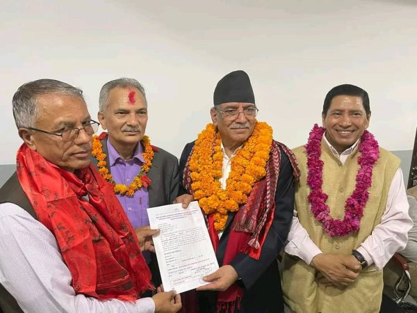 उम्मेदवारी दिएपछि प्रचण्डले भने- गोरखा आएर मैले अर्को रेकर्ड बनाएँ