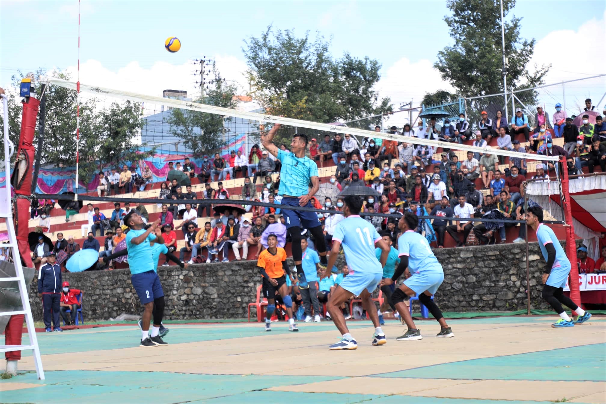 पुरुष भलिबलमा एपीएफ क्वार्टरफाइनलमा