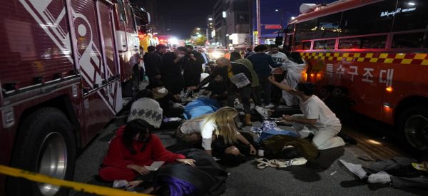 दक्षिण कोरियाको राजधानी सोलमा भागदौड मच्चिँदा १५१ जनाको मृत्यु