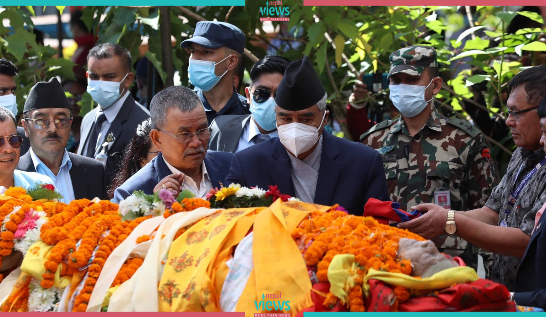 शताब्दीपुरुषलाई राष्ट्रिय सम्मानका साथ श्रद्धाञ्जलि, विशिष्ट व्यक्ति सहभागी (तस्वीरहरू)