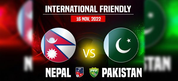 नेपाल र पाकिस्तानबीचको पहिलो हाफ गोलरहित बराबरी
