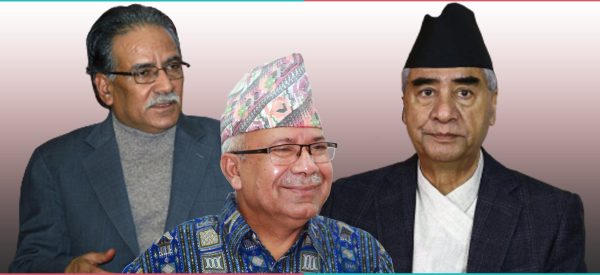 नवनिर्वाचित राष्ट्रपतिले भेटे दाहाल, देउवा र नेपाल