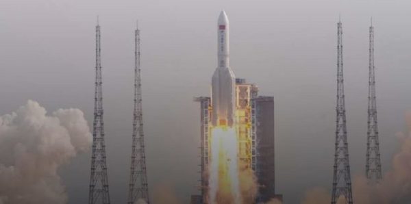 चीनद्वारा अन्तरिक्ष स्टेसन आपूर्ति गर्न कार्गो क्राफ्ट तियानझाउ–५ प्रक्षेपण