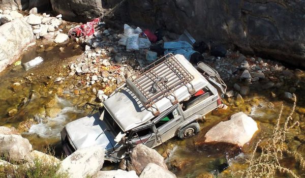 कालिकोटमा जिप दुर्घटना हुँदा ३ जनाको मृत्यु, ७ घाइते