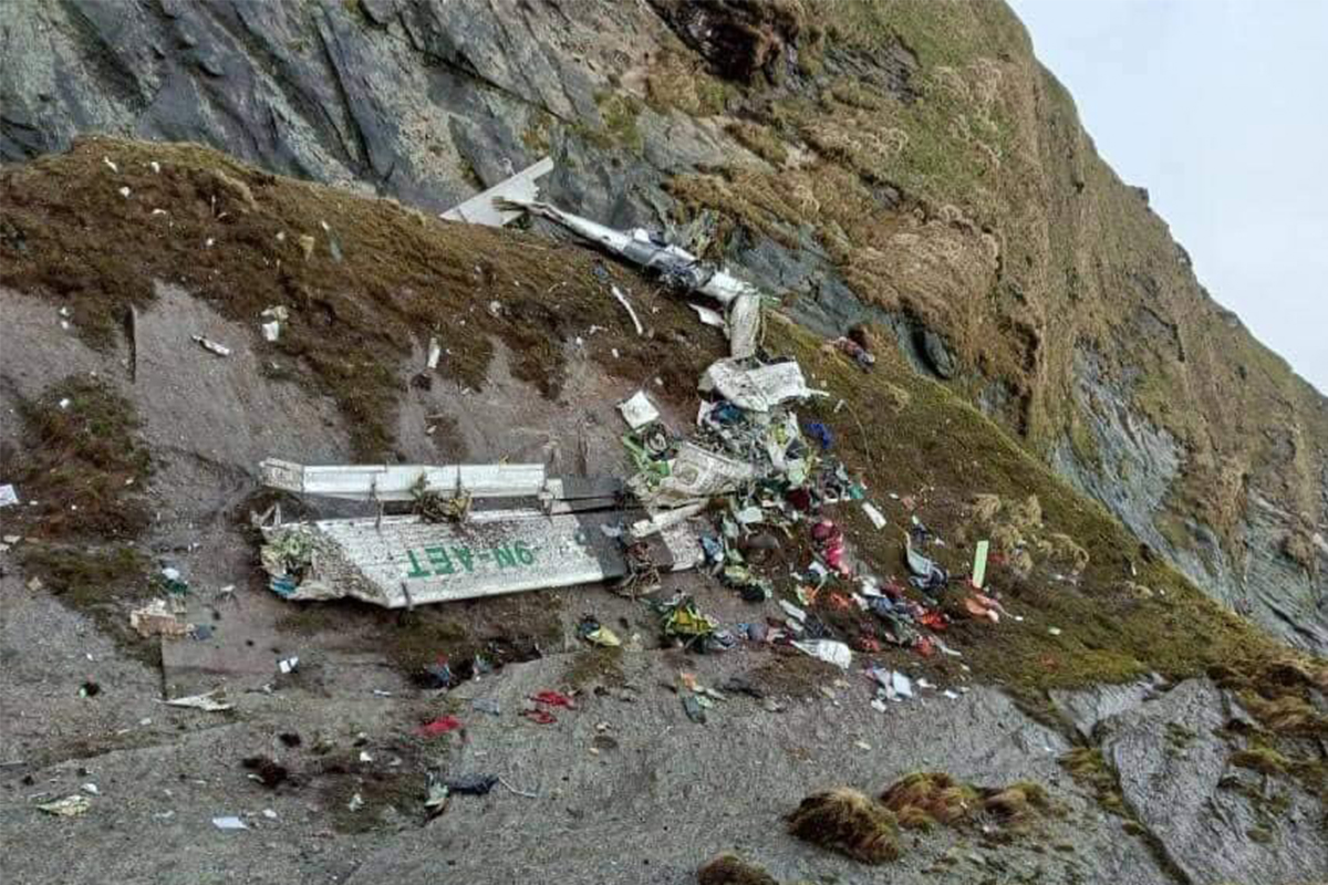 जोमसोममा दुर्घटनाग्रस्त जहाजमा चालक दलको त्रुटि भेटियो