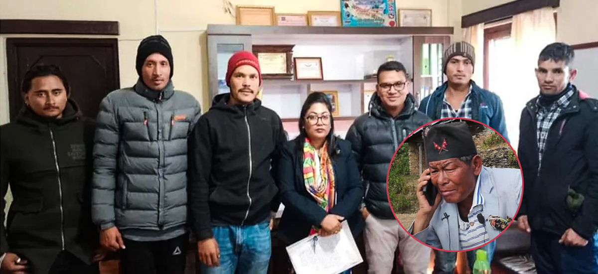 भेल्लुबाजेलाई पक्राउ गरी कारबाही गर्न माग गर्दै सीडीओलाई ज्ञापनपत्र