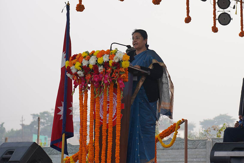 ‘विराट एक्स्पो’ले  राष्ट्रिय  अर्थतन्त्रमा टेवा पुर्‍याउँछ : राष्ट्रपति भण्डारी