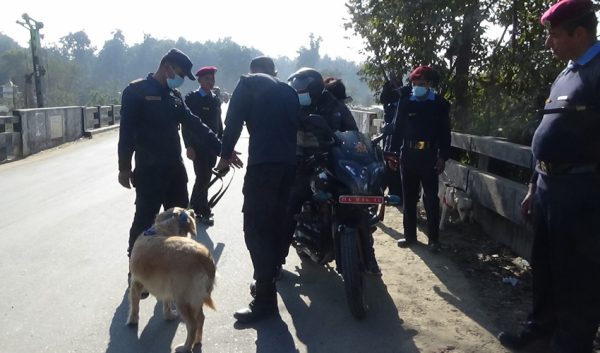 लागुऔषध र तस्करी बढेपछि गौरीफन्टामा कडा चेकजाँच