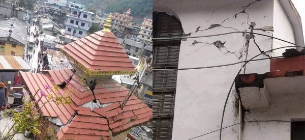 बाजुरामा भूकम्पबाट ४२ परिवार विस्थापित, चार सय घरमा क्षति