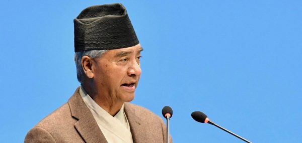 कांग्रेस बैठक- प्रधानमन्त्री प्रचण्डलाई विश्वासको मत दिनुपर्ने देउवाको प्रस्ताव