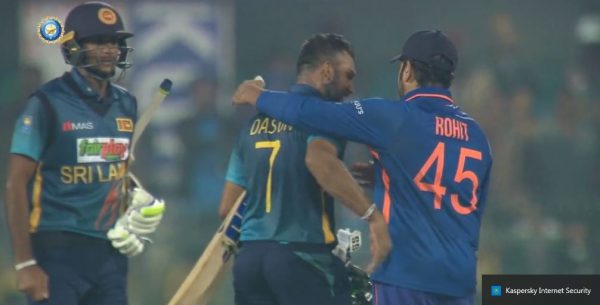 श्रीलंकासँगको पहिलो एकदिवसीय क्रिकेट भारतले जित्यो, कोहली र शनाकाको शतक